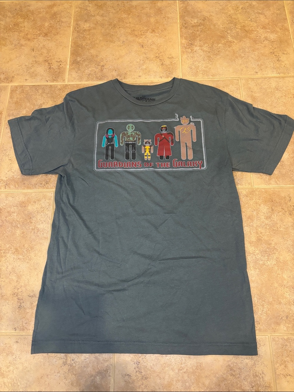 Men’s M Dark Teal Guardians of the Galaxy Tee. Loot Crate - Good Condition